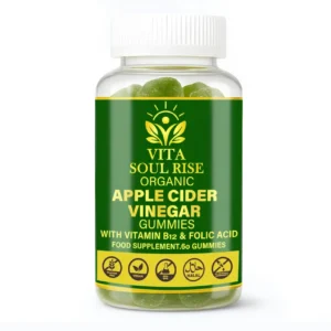Apple Cider Vinegar Gummies | Mother 1000mg with Vitamin B12,Folic Acid | HALAL